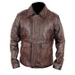 Indiana Jones Harrison Ford Indy Distressed Brown Leather Jacket