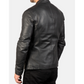 Ionic Black Leather Jacket