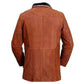 Longmire Tan Brown Genuine Real Leather Coat