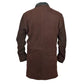 Sheriff Walt Longmire Long Brown Leather Coat Robert Taylor