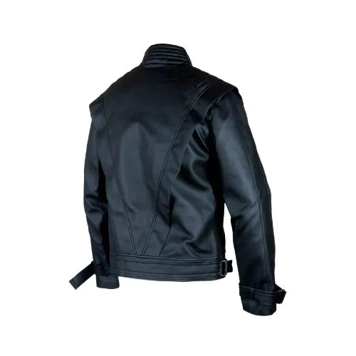 Michael Jackson Thriller Black Faux Leather Jacket