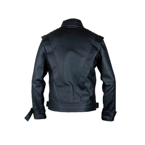 Michael Jackson Thriller Black Faux Leather Jacket