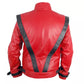 Michael Jackson Thriller Red Faux Leather Jacket