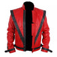 Michael Jackson Thriller Red Faux Leather Jacket