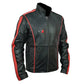 Mass Effect 3 Black Biker Faux Leather Jacket