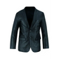 Mens Black Luxurious Leather Blazer