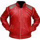 Michael Jackson Beat It Faux Red Leather Jacket