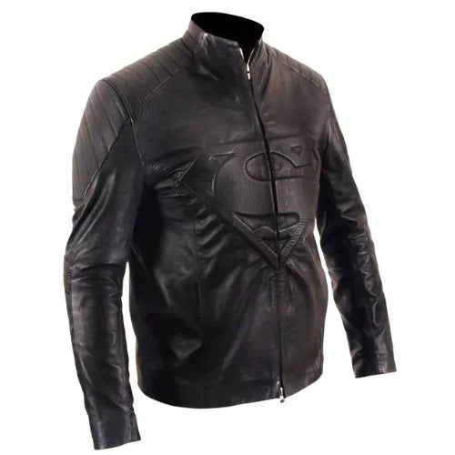 Superman Smallville Black Faux Leather Jacket