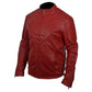 Smallville Superman Red Faux Leather Jacket