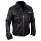 Sons Of Anarchy Black Biker Faux Leather Jacket