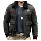 Men's B3 RAF Aviator Bomber Faux Shearling Leather Jacket