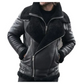 Men's B3 Classic Faux Shearling Black Bomber Leather Jacket