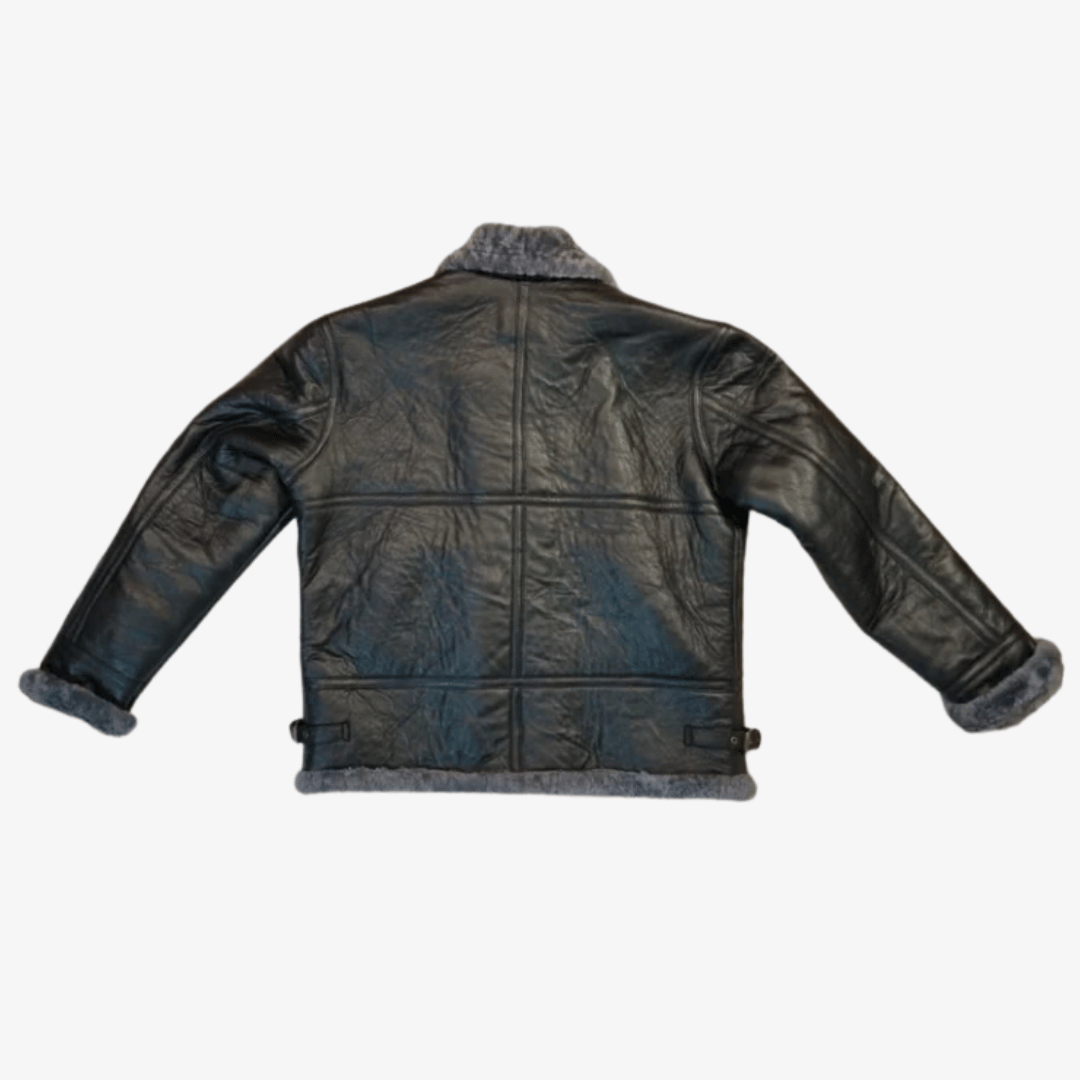Men Black B3 Bomber Jacket - Image 2