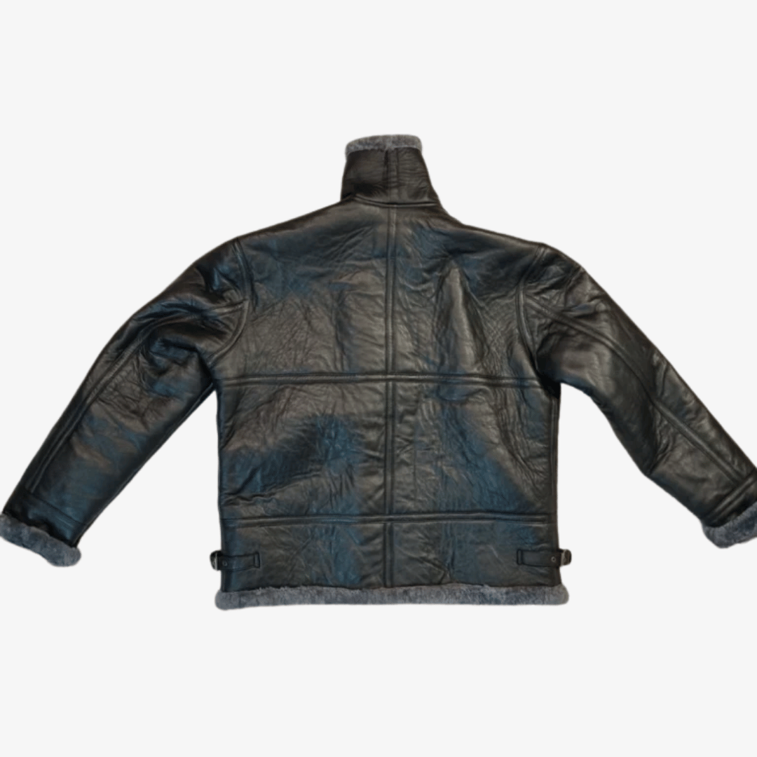 Men Black B3 Bomber Jacket - Image 3